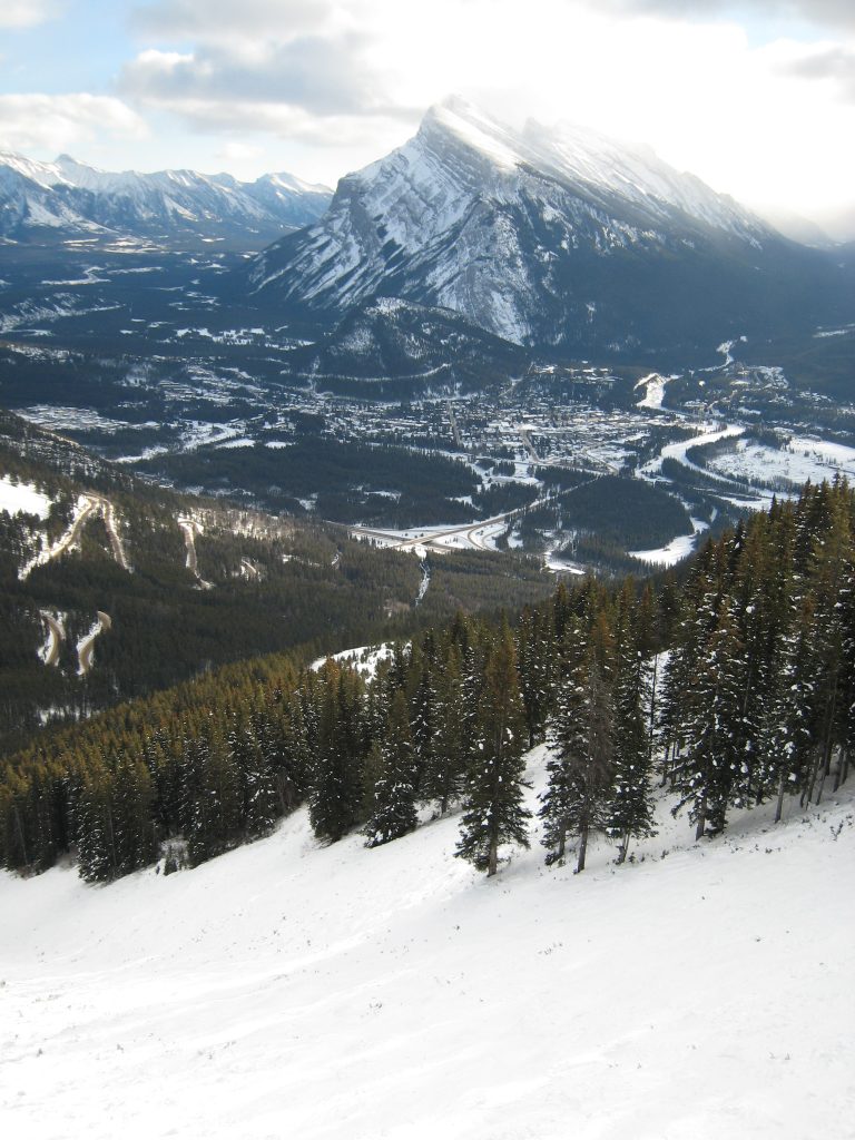 Great view from Banff Norquay, December 2007