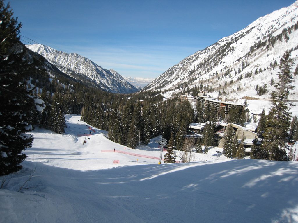 Snowbird base, February 2013