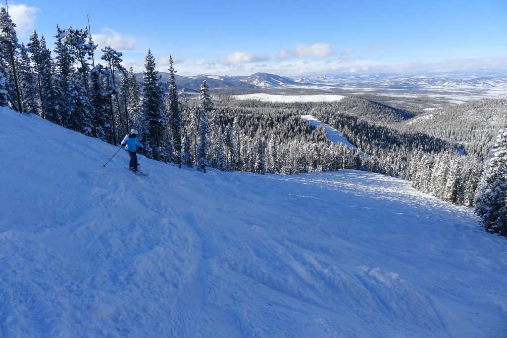 Blue terrain at Winter Park, December 2014