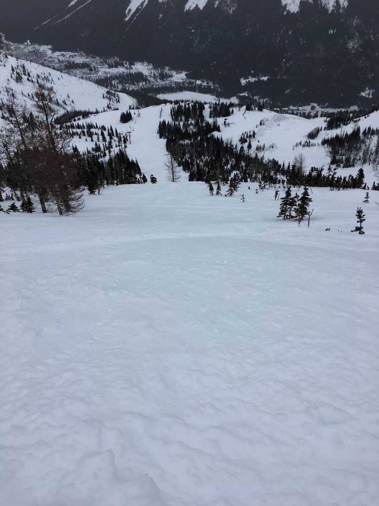 Red Chair powder at Castle Mountain, March 2018