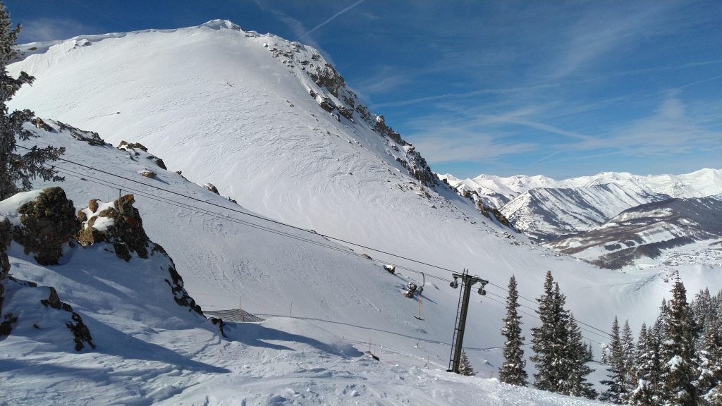 Top of the High Lift at Crested Butte, March 2019