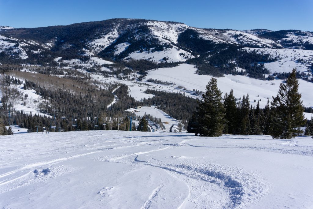Upper mountain off Harry's Dream at Beaver Mountain, February 2020