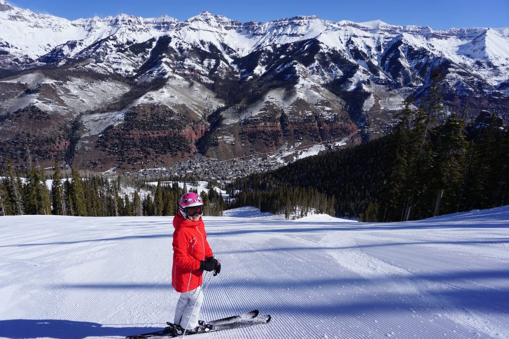 This view never gets old at Telluride, March 2020