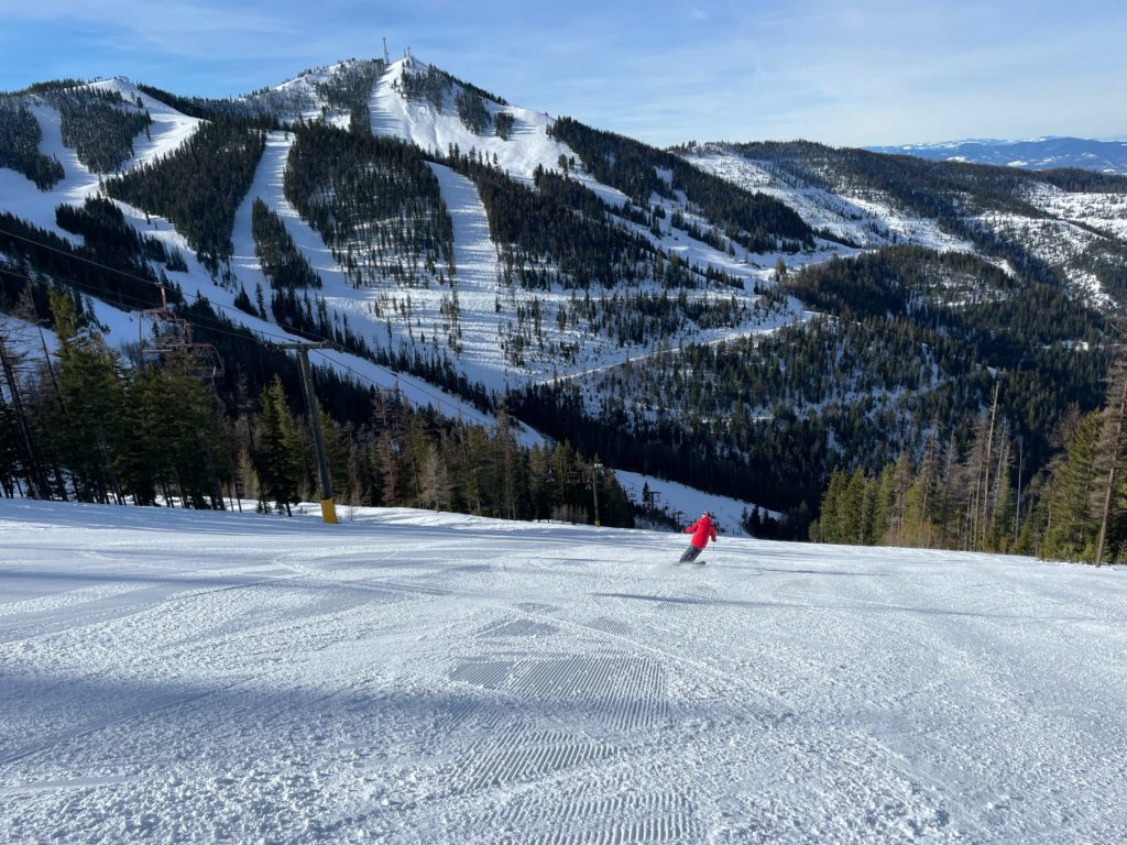 Great grooming at Silver Mountain, January 2022