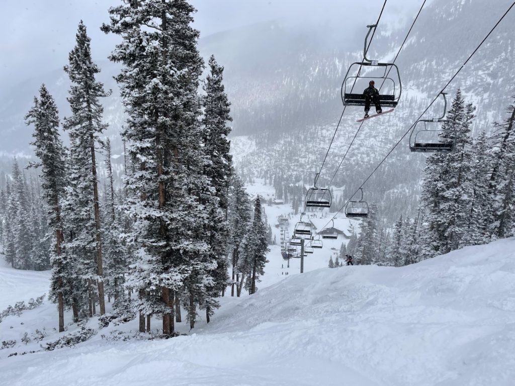 Chair 4 at Taos, February 2022