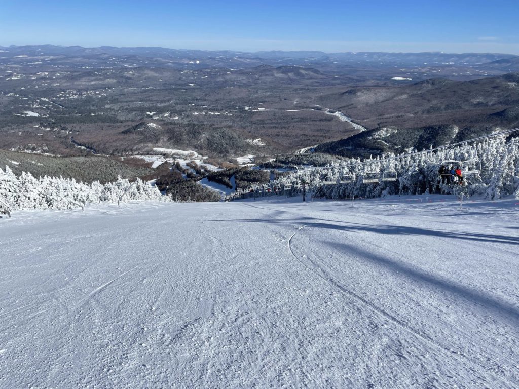 Fantastic grooming at Cannon Mountain, March 2023