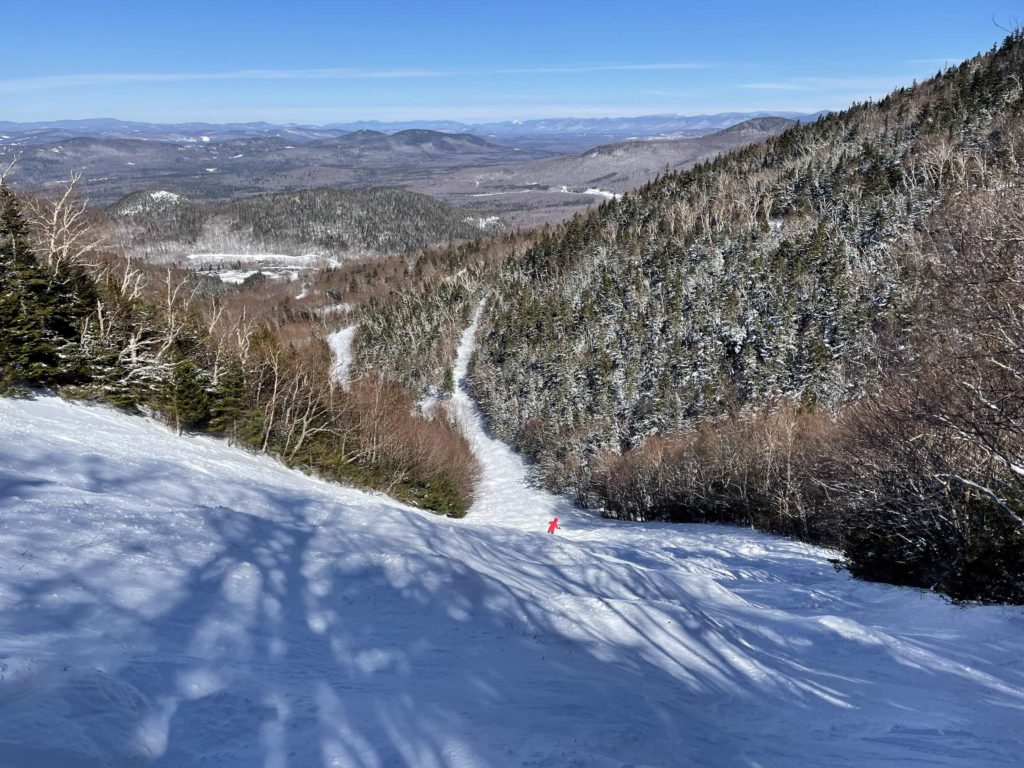 Easy bumps at Cannon Mountain, March 2023