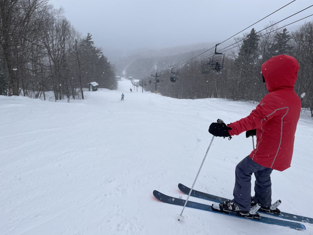 Sterling Chair at Smugglers' Notch, March 2023
