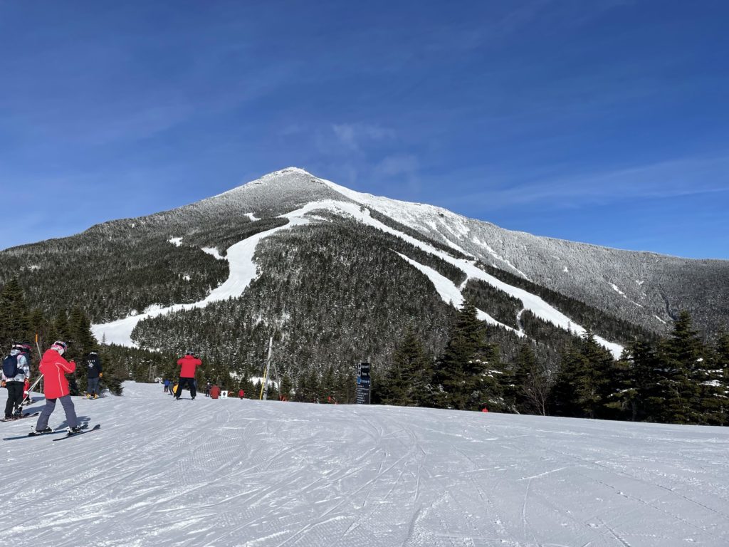 View of the summit from the top of Little Whiteface - March 2023
