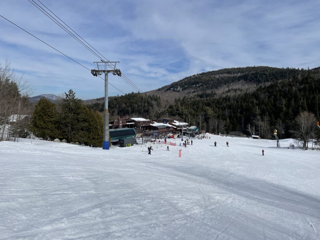 Whiteface base area - March 2023
