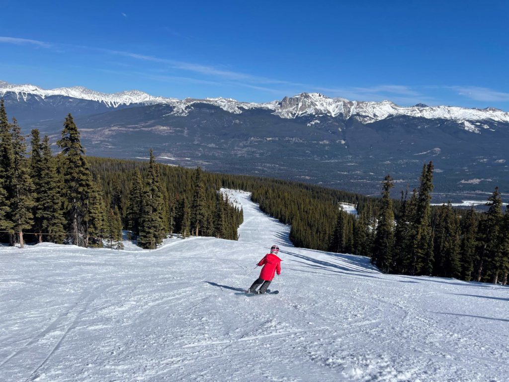 A warm day at Marmot Basin, March 2024