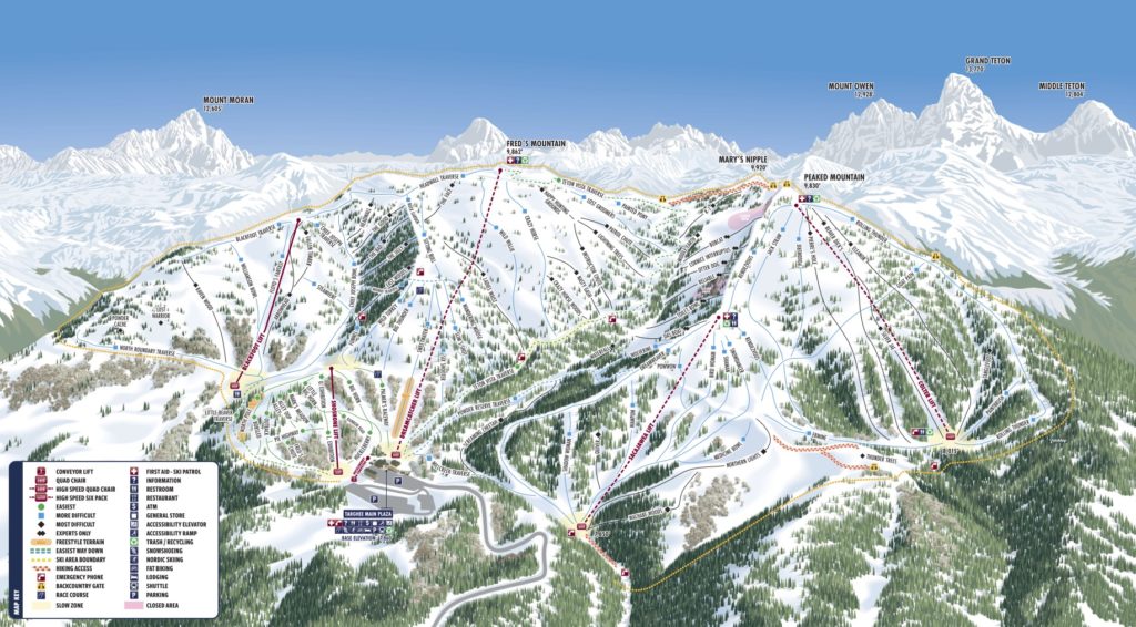 Grand Targhee Trail map 24/25