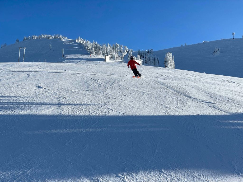 Good vibes on the Sitting Bull run at Grand Targhee, December 2024