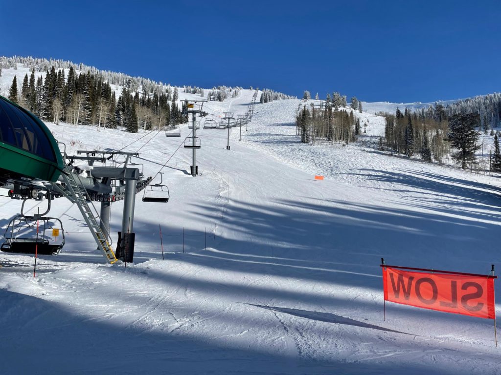 The Blackfoot chair at Grand Targhee, December 2024